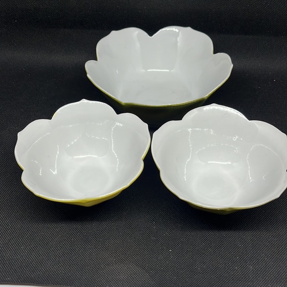 Dining Vintage Japanese Lotus Flower Rice Bowl Set Poshmark